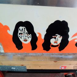 KISS - Flipperseite Links Ace Frehley Paul Stanley (Vorher)